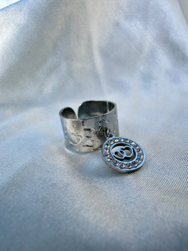 Bague coeur argent