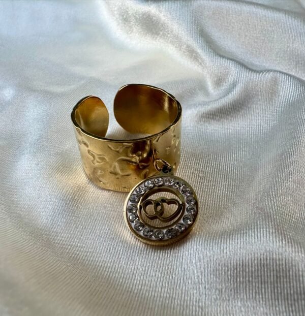 Bague coeur or
