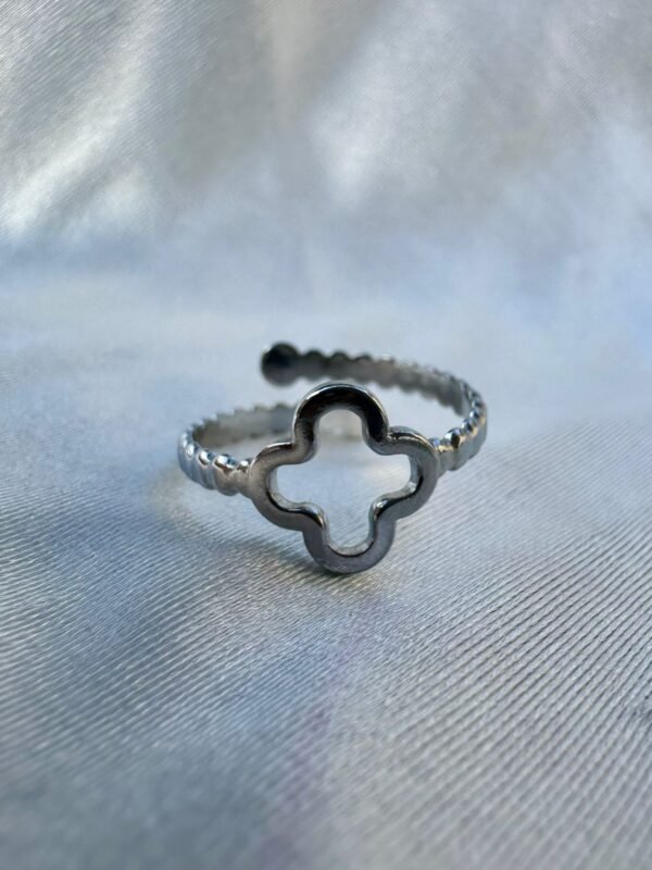 Bague croix argent